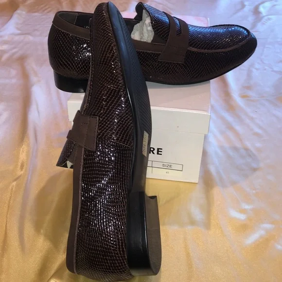 NWB Encore by Fiesso Genuine leather boot FI9057 coffee display picture 1